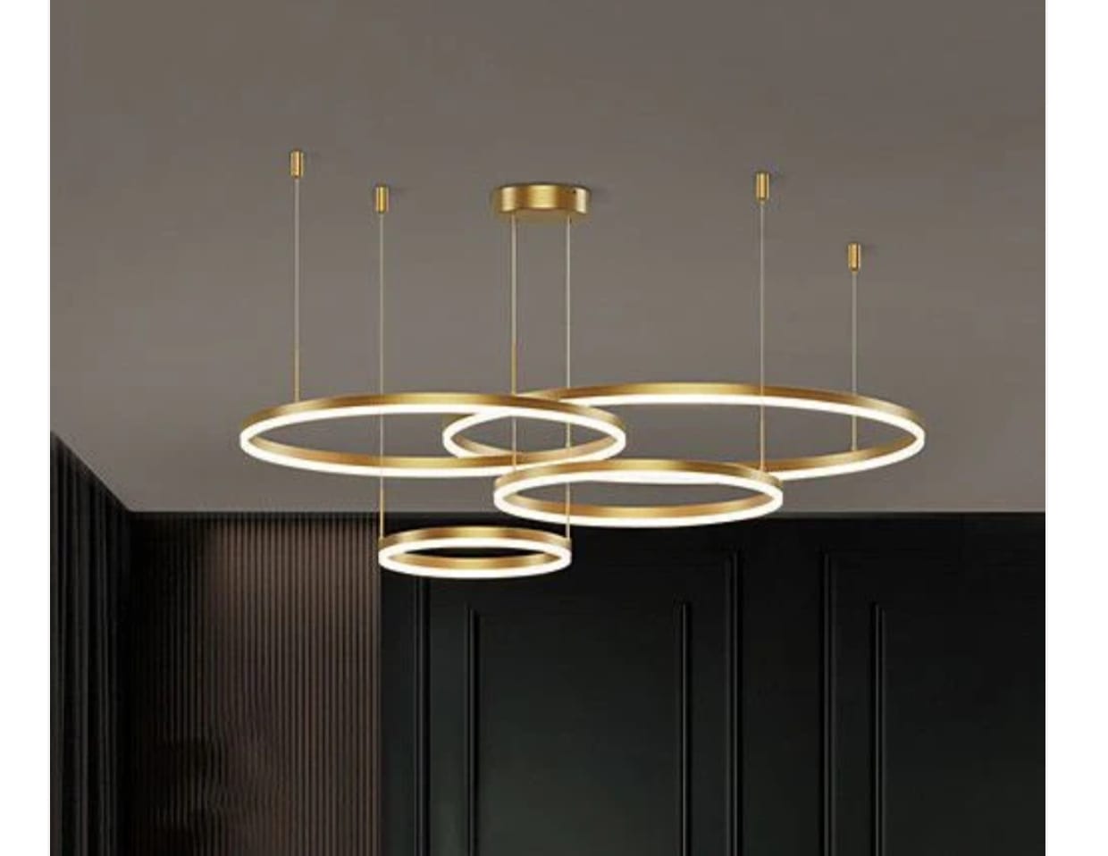 Gold Ring Chandelier Chandelier